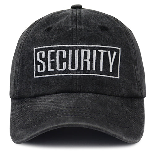 2pcs Security Hats For Men Women Security Accessories Baseball Cap