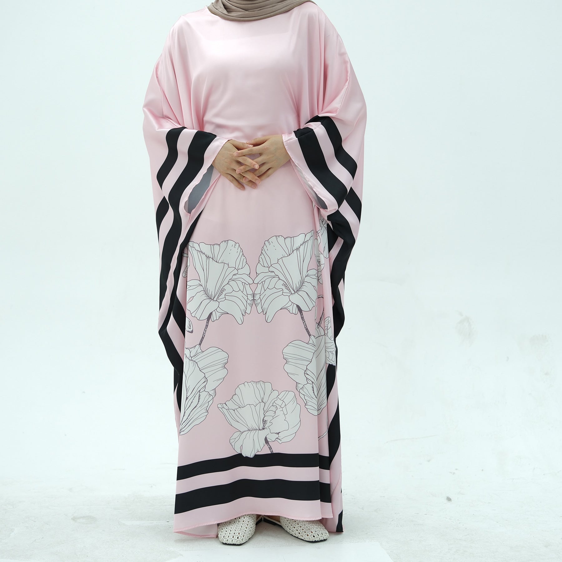 Middle East Muslim Loose Satin Butterfly Belt