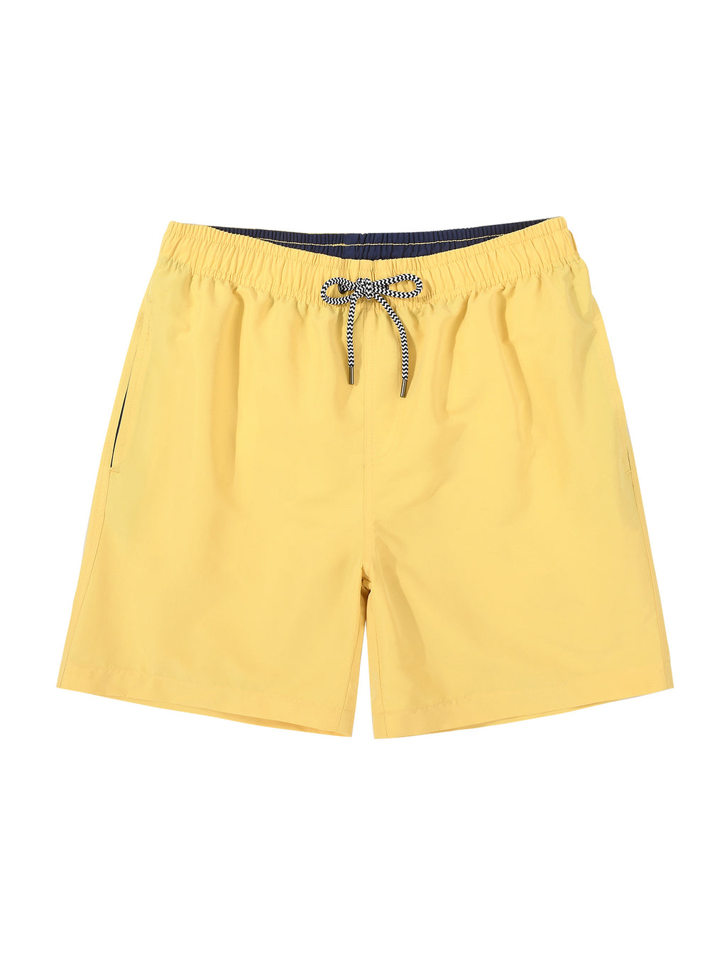 Solid Color Lined Men Swim Trunkscomfortable No Awkward Bulges Relaxed Fit And Quick Drying