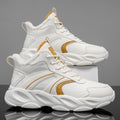 Mens Cozy  Thick-soled Cotton Shoes For Casual And Athletic Wear