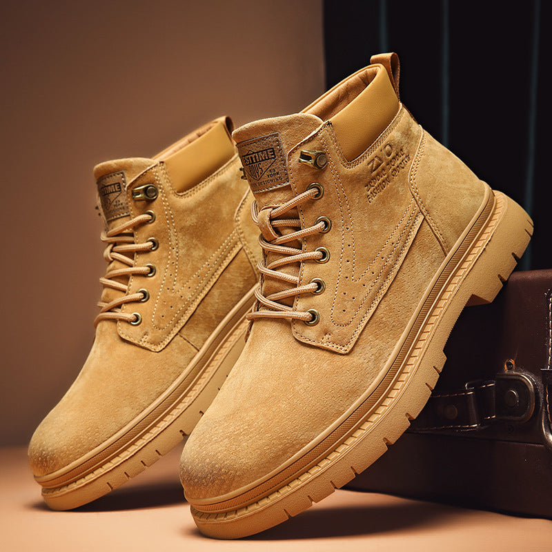 Spring, Summer And Winter Big British Style Men's Shoes Retro