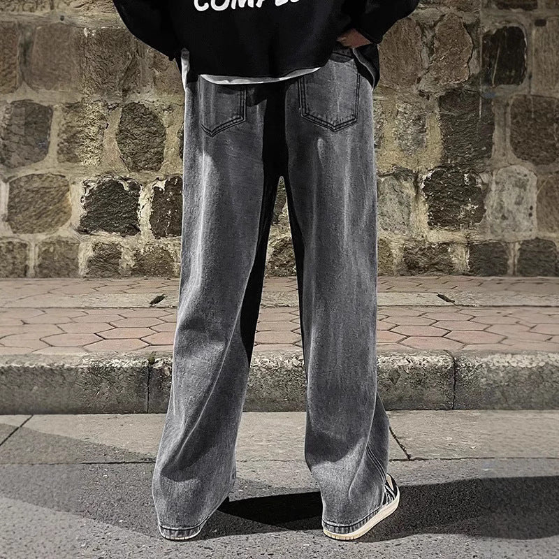 Men's Straight Loose American Design Jeans