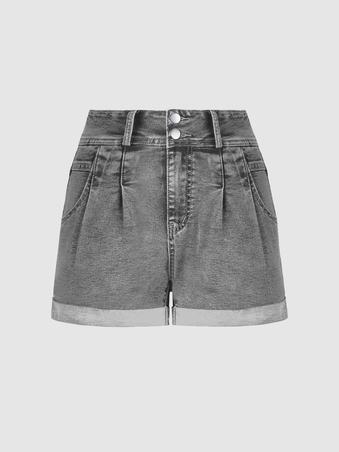Korean-style Womens Loose-fitting Denim Shorts For Summer
