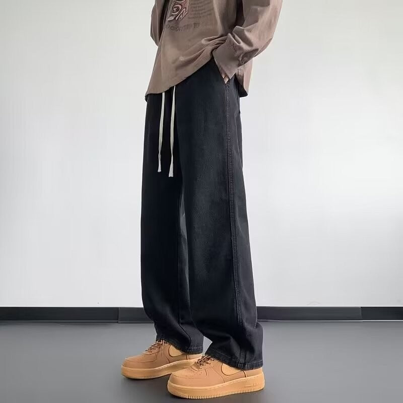 Men's Straight Loose American Design Jeans