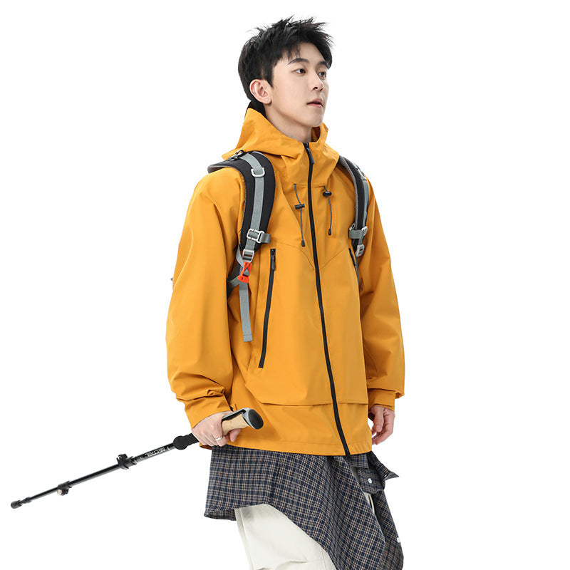 American-style Functional Comfortable Windproof And Waterproof Shell Jacket