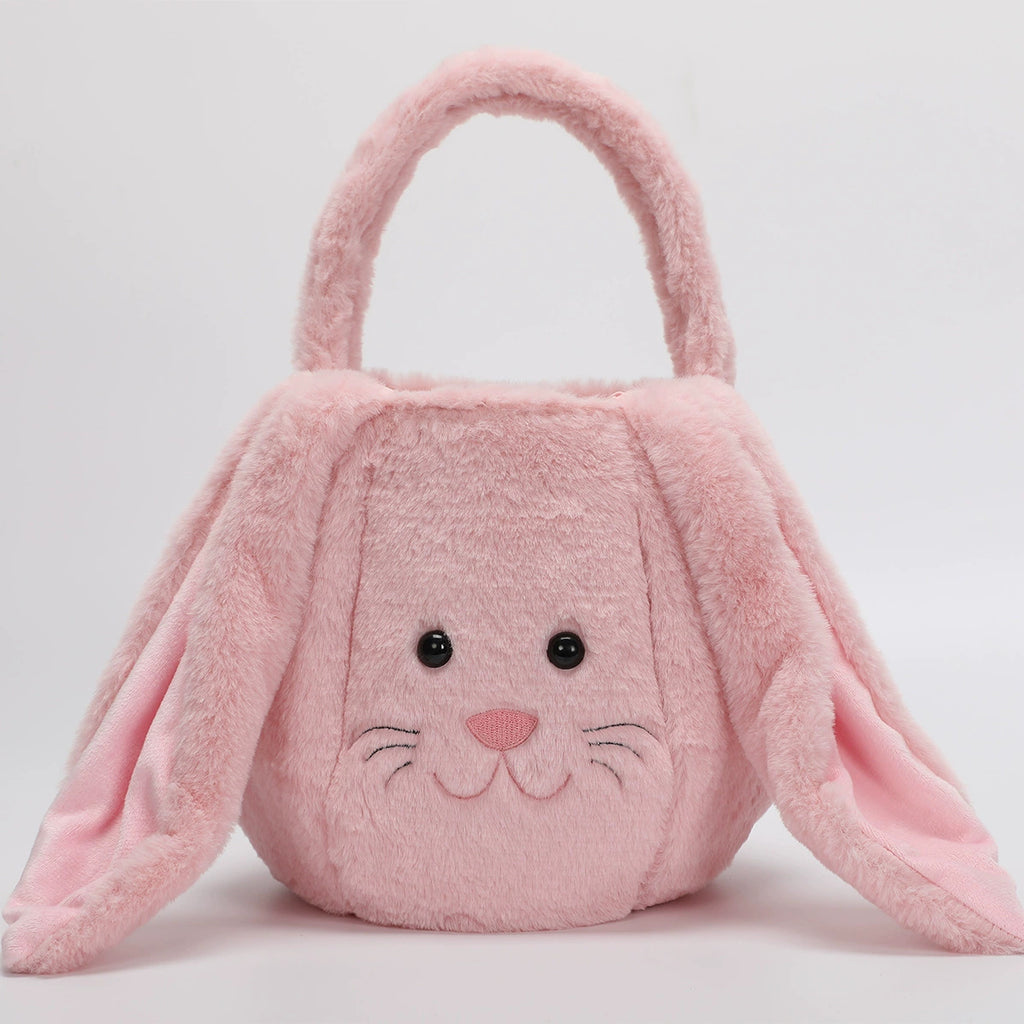 Easter Decoration Handbag Embroidered Plush Basket