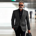 Leisure Suits For Men Coat Single-breasted Jacket