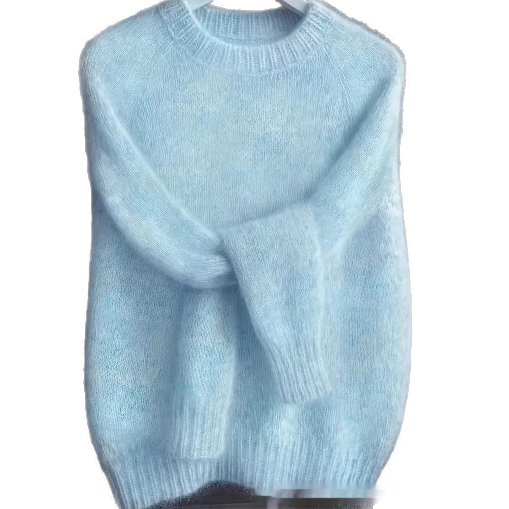 Soft Cozy Loose-fitting Casual Thin Knit Sweater