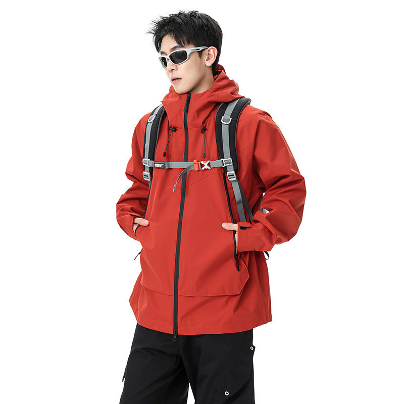 American-style Functional Comfortable Windproof And Waterproof Shell Jacket