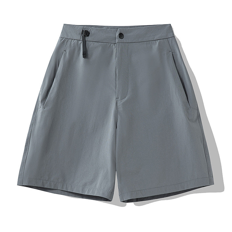 Men's Sports Quick-drying Four-sided Elastic 3D Cutting Versatile Shorts