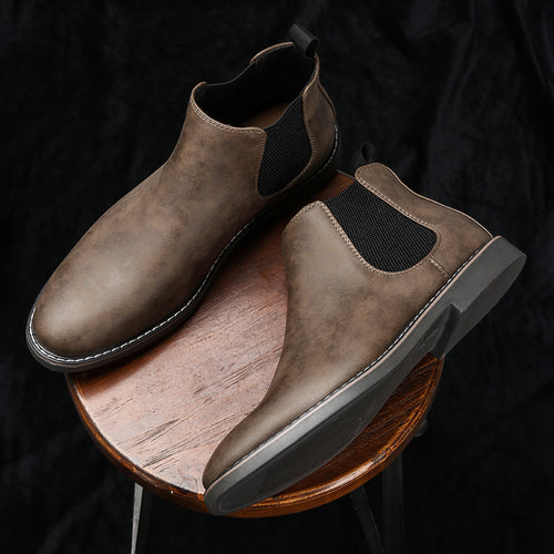 Chelsea Men's Boots Formal High-top  British Casual Single