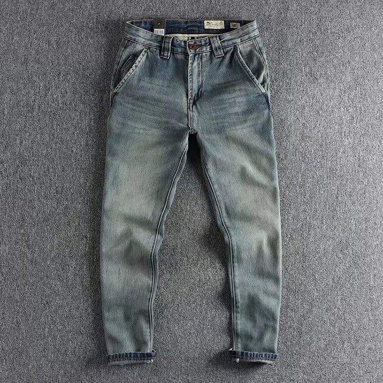 Stretch Men's Oversized Casual Trousers