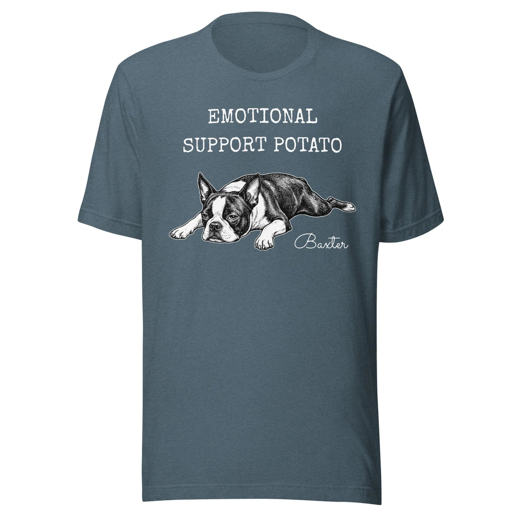 Mens Solid-Color Printed Cultural Shirt
