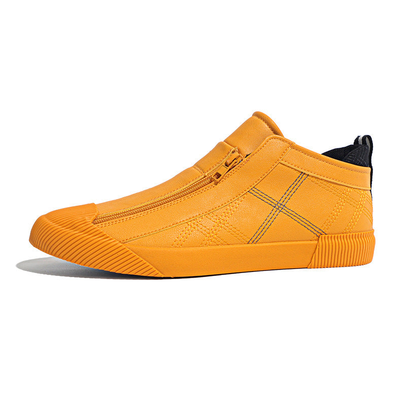 Leather Shoes Breathable Casual Fashion Low-top Sneakers