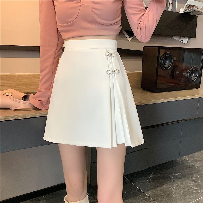 High-Waisted Slimming Anti-Exposure Pleated Skirt For Women