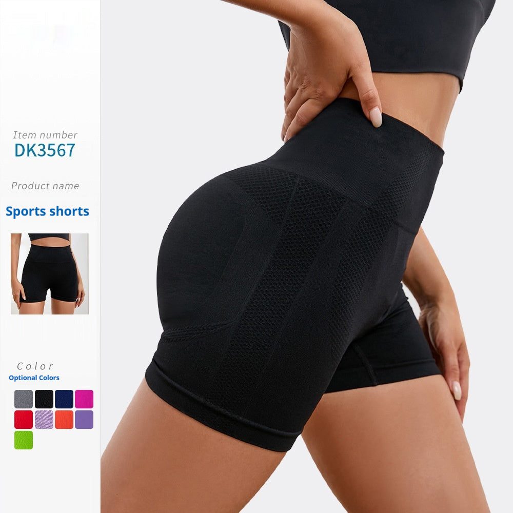 Yoga Shorts For Workouts High-waisted Form-fitting And Tummy-control