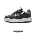 Special-interest Design 7cm Invisible Height Increasing Distressed Dissolved Board Shoes