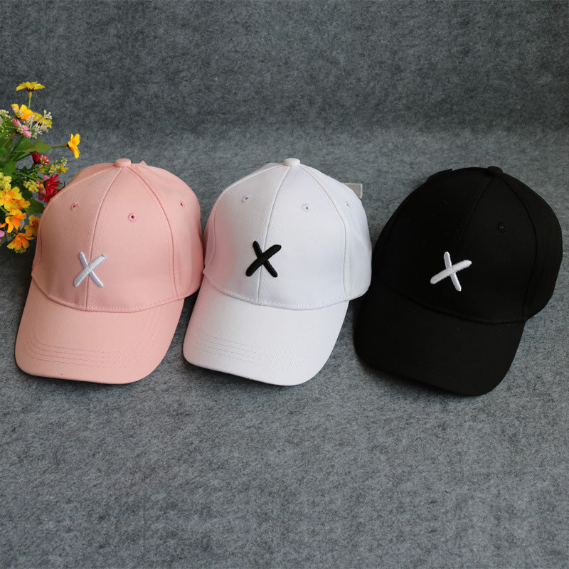 Curved-brim Baseball Cap For Students Mens Sun Hat