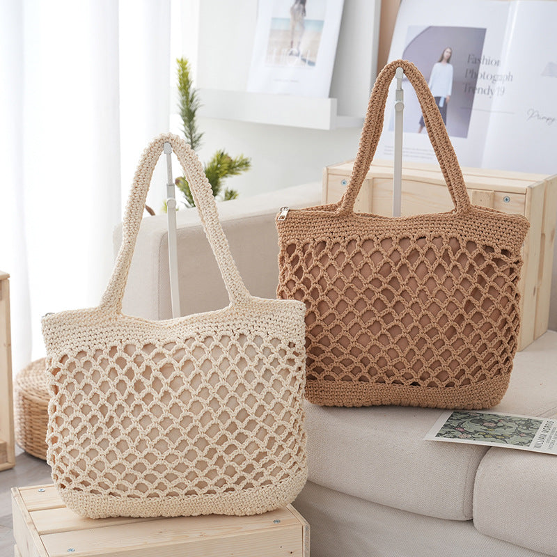 Handwoven Bag Casual Straw Tote Bag