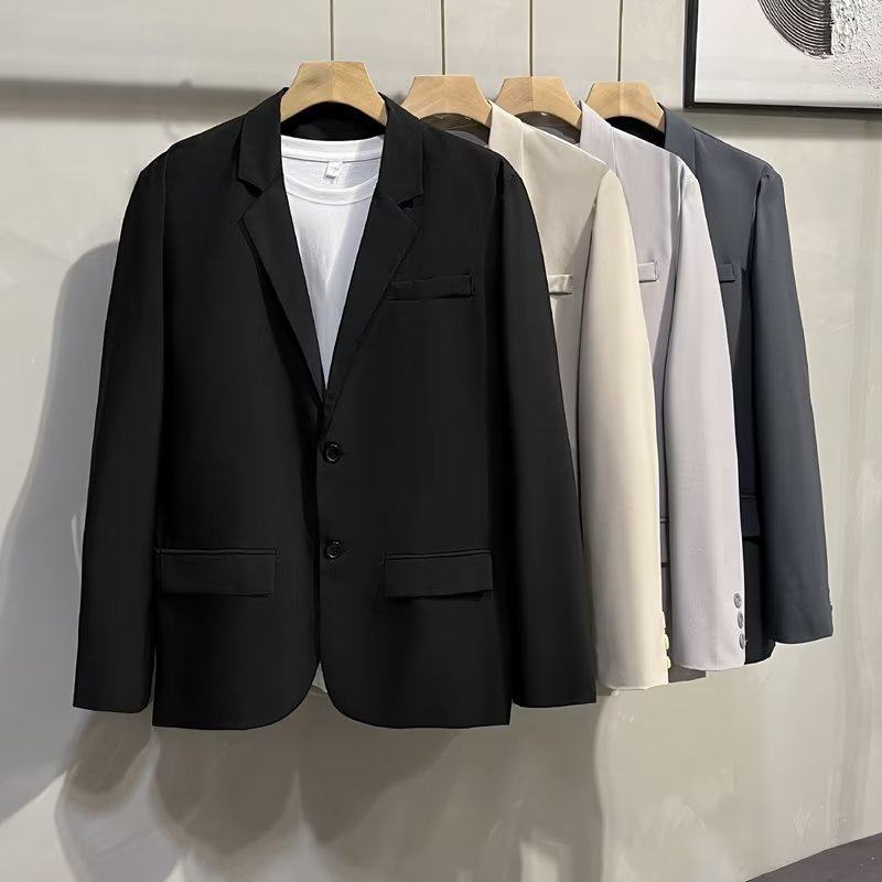 Mens Trendy Versatile British-style Casual Blazer