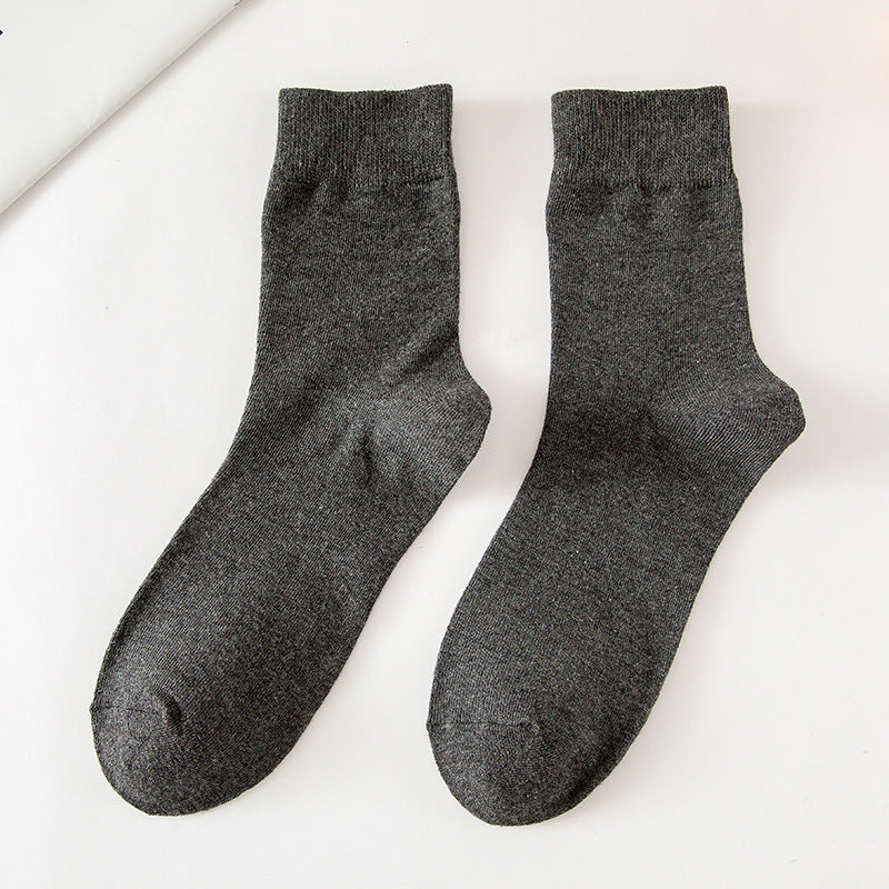 Tube Socks Autumn And Winter Solid Color