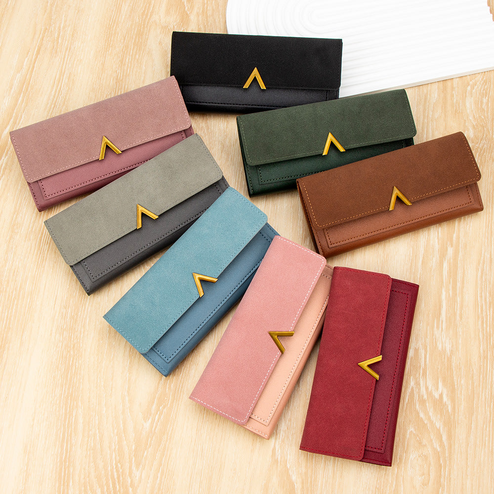 Fashionable Simple Long Wallet For Women
