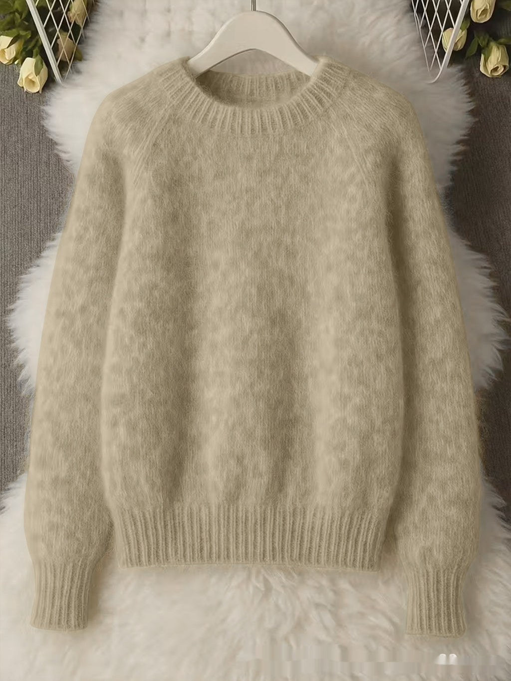 Soft Cozy Loose-fitting Casual Thin Knit Sweater