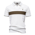 Deer Embroidered POLO Men's Lapel Short-sleeved T-shirt