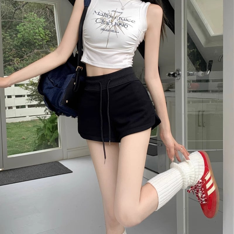 Women's Casual High-waisted Figure-flattering Shorts