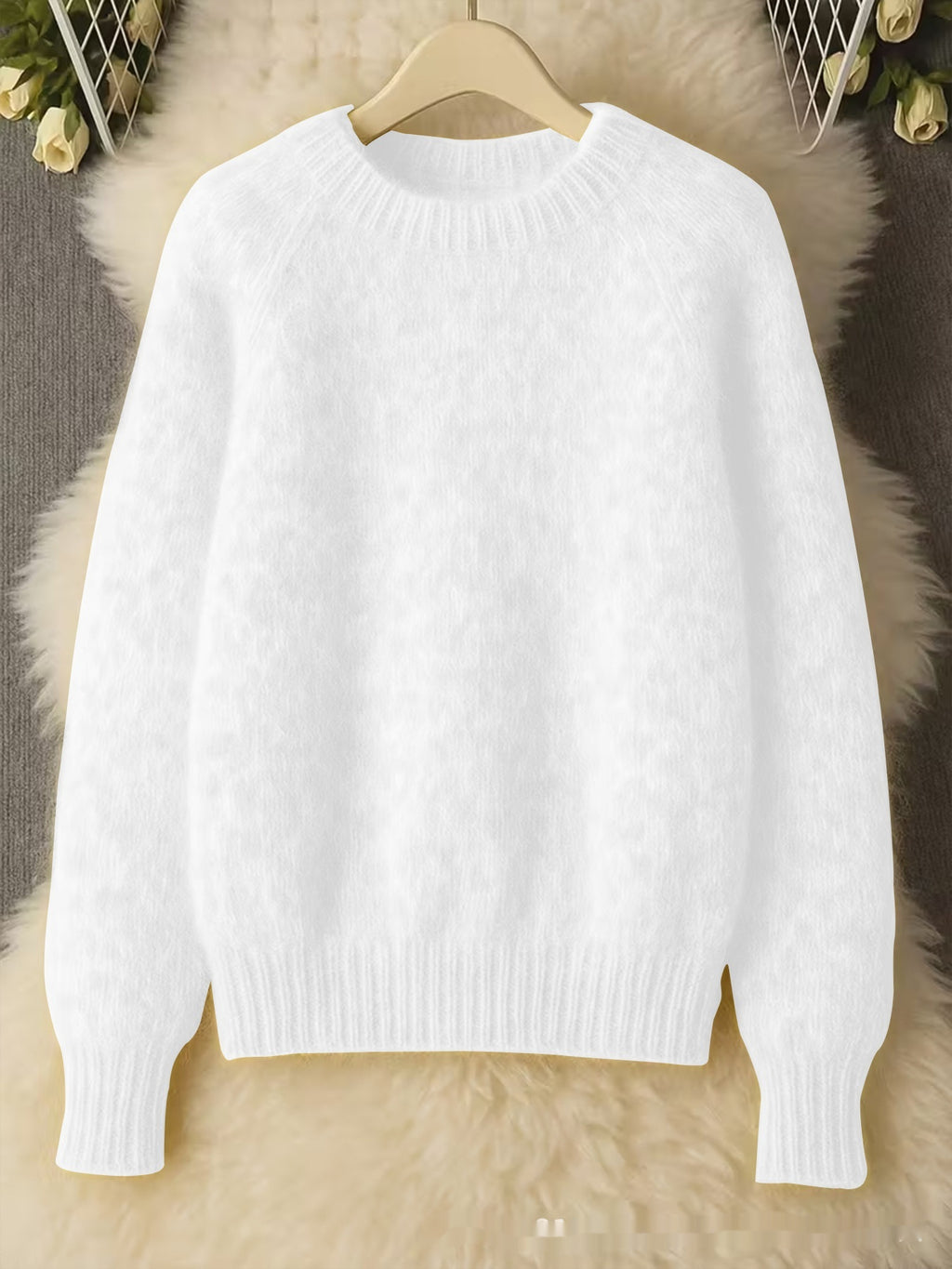 Soft Cozy Loose-fitting Casual Thin Knit Sweater