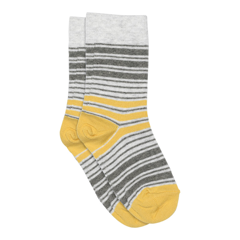 Children's Striped Mid-calf Ankle Socks For Boys And Girls