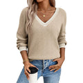 Womens Retro-Style Fashionable Pullover Knit Sweater