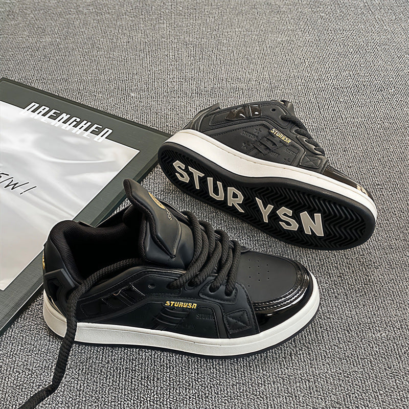 Men's  National Fashion All-match Thick Bottom Board Shoes