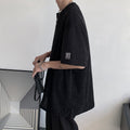 Label-designed Knitted Short-sleeve With A Stylish Three-quarter Sleeve