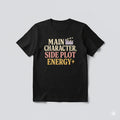 Mens Solid-Color Printed Cultural Shirt