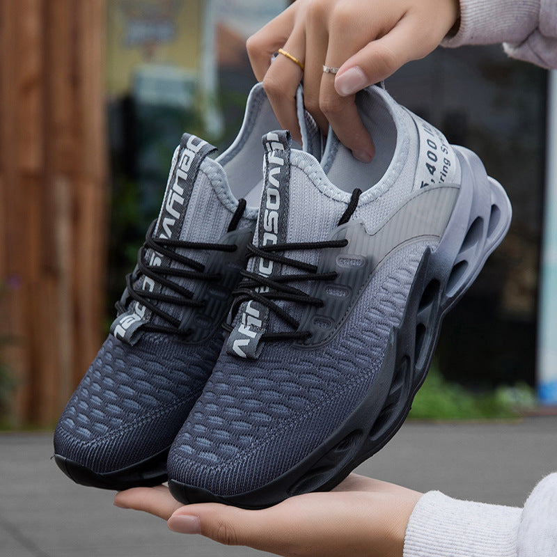 Couples Flyknit Plus-Size Casual Running Shoes