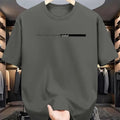 Men's Fashion Wear Half Sleeve Bottoming Shirt