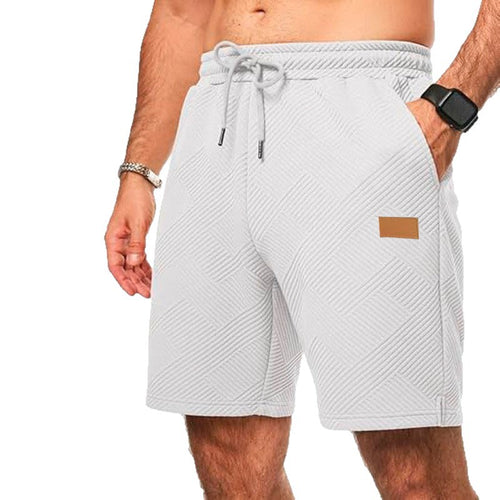 Casual Elastic Waist Drawstring Beach Vacation Shorts
