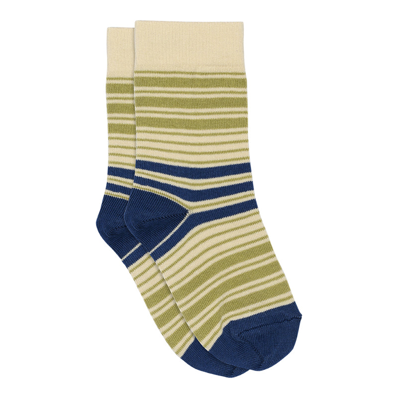 Children's Striped Mid-calf Ankle Socks For Boys And Girls