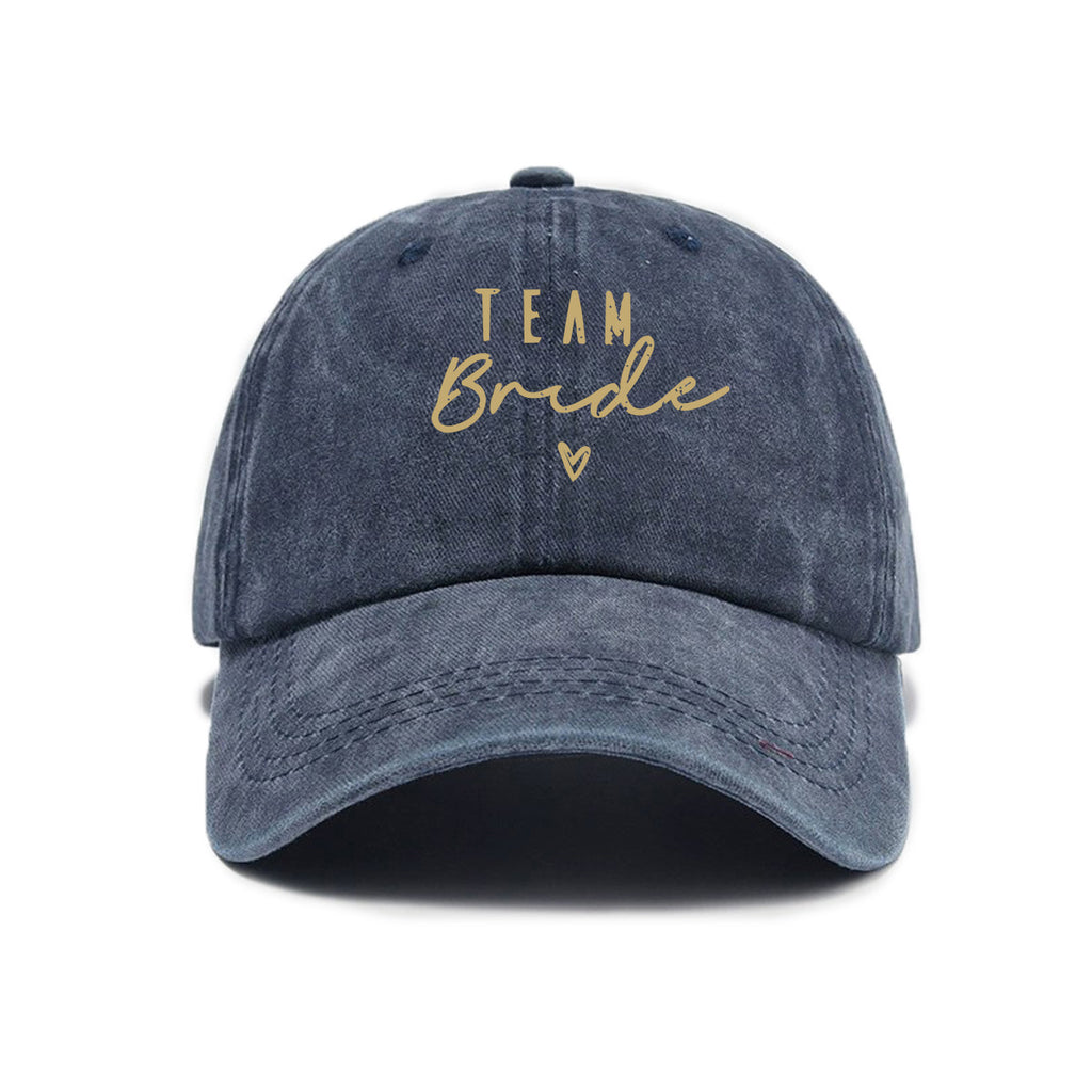Retro Distressed Letter-print Washed Soft-crown Baseball Cap Outdoor Casual Sunshade Hat