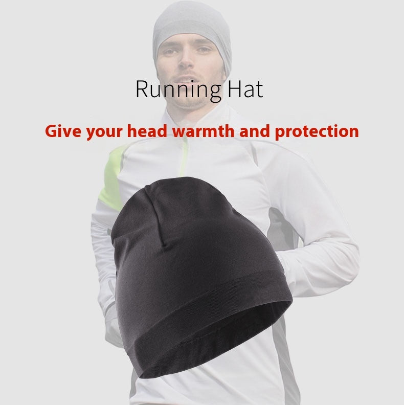 Sports Knitted Hat Autumn And Winter Men's Hats Sweat-absorbent Warm