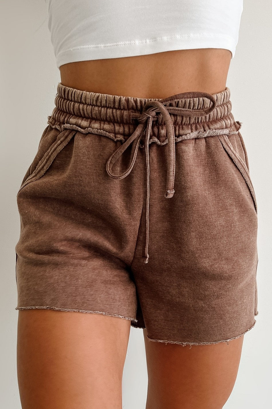 New Womens Summer Versatile High-waisted Shorts