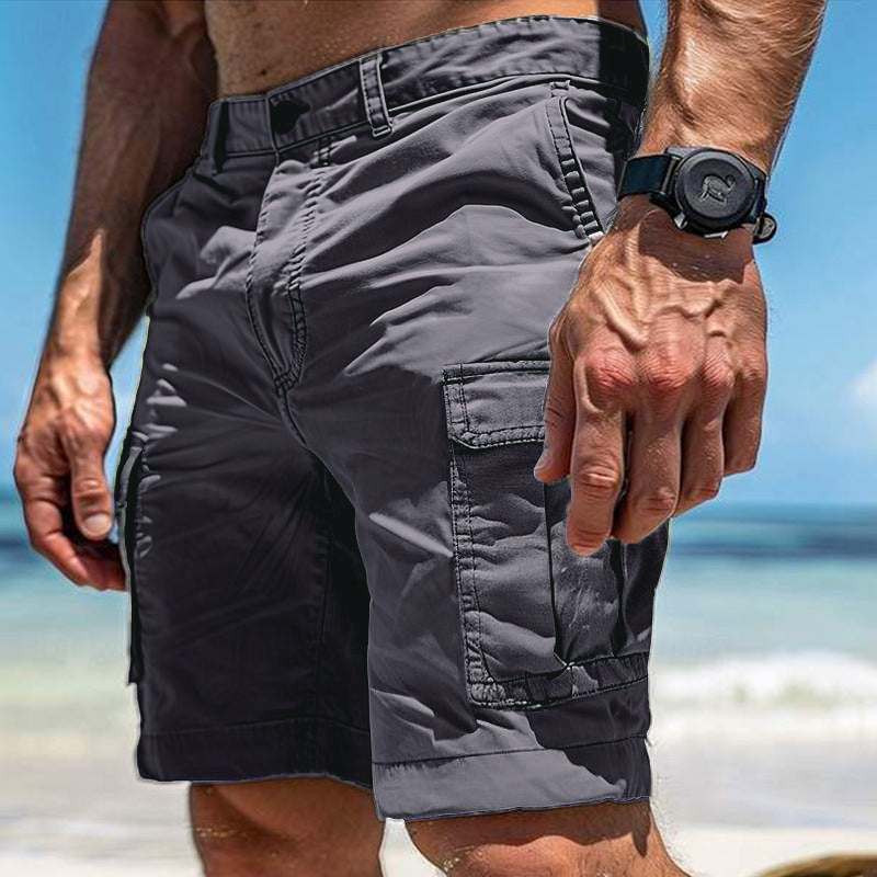 European And American Men's Overalls Multi-pocket Leisure