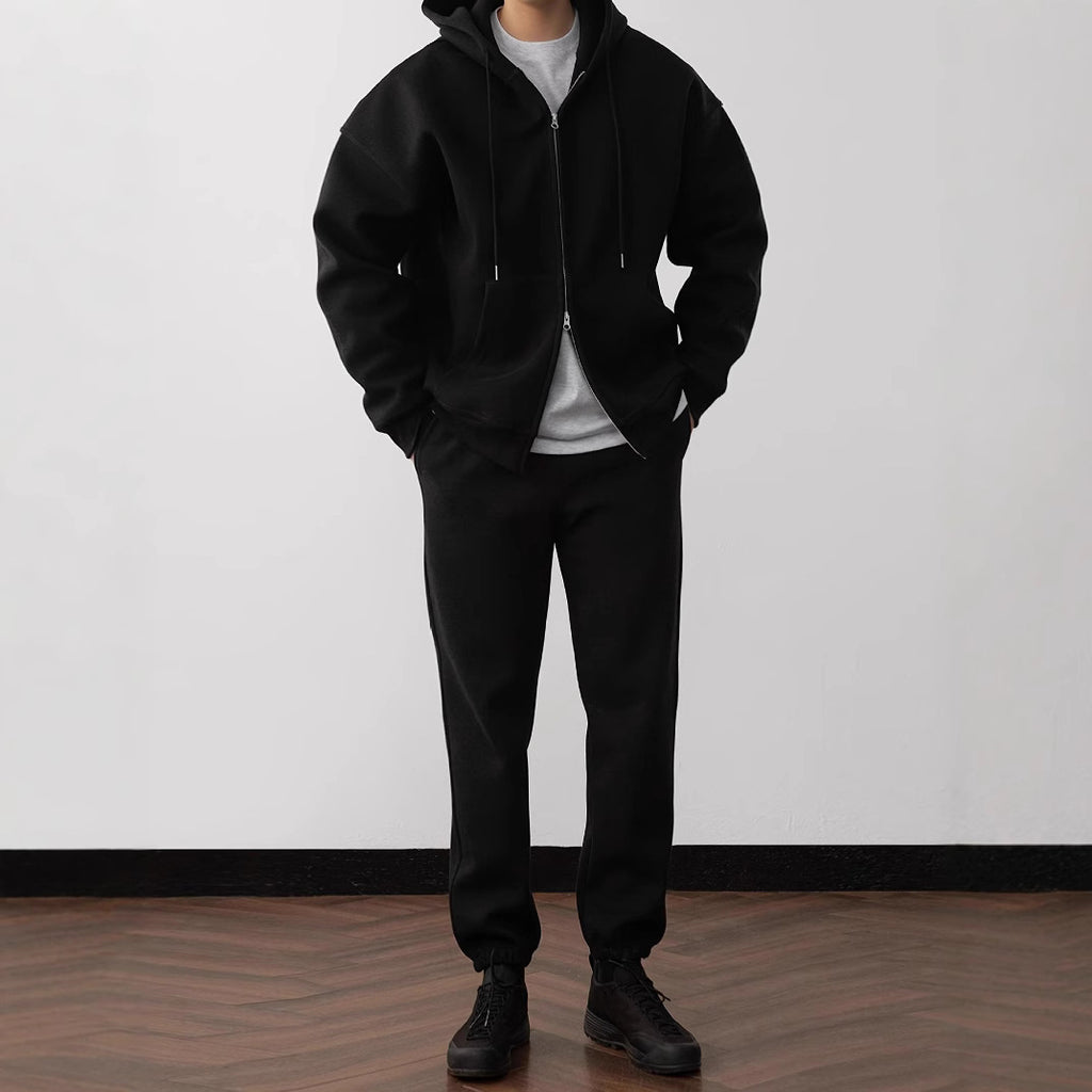 Men's Loose-Fit Casual Hoodie Set