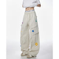 Retro Multi-pocket Straight-cut Work Pants For Men And Women