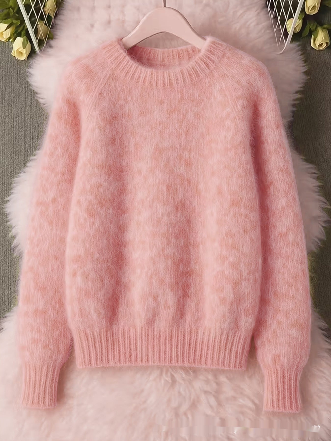 Soft Cozy Loose-fitting Casual Thin Knit Sweater