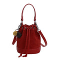Drawstring Handle All-Match Bucket Bag For Women