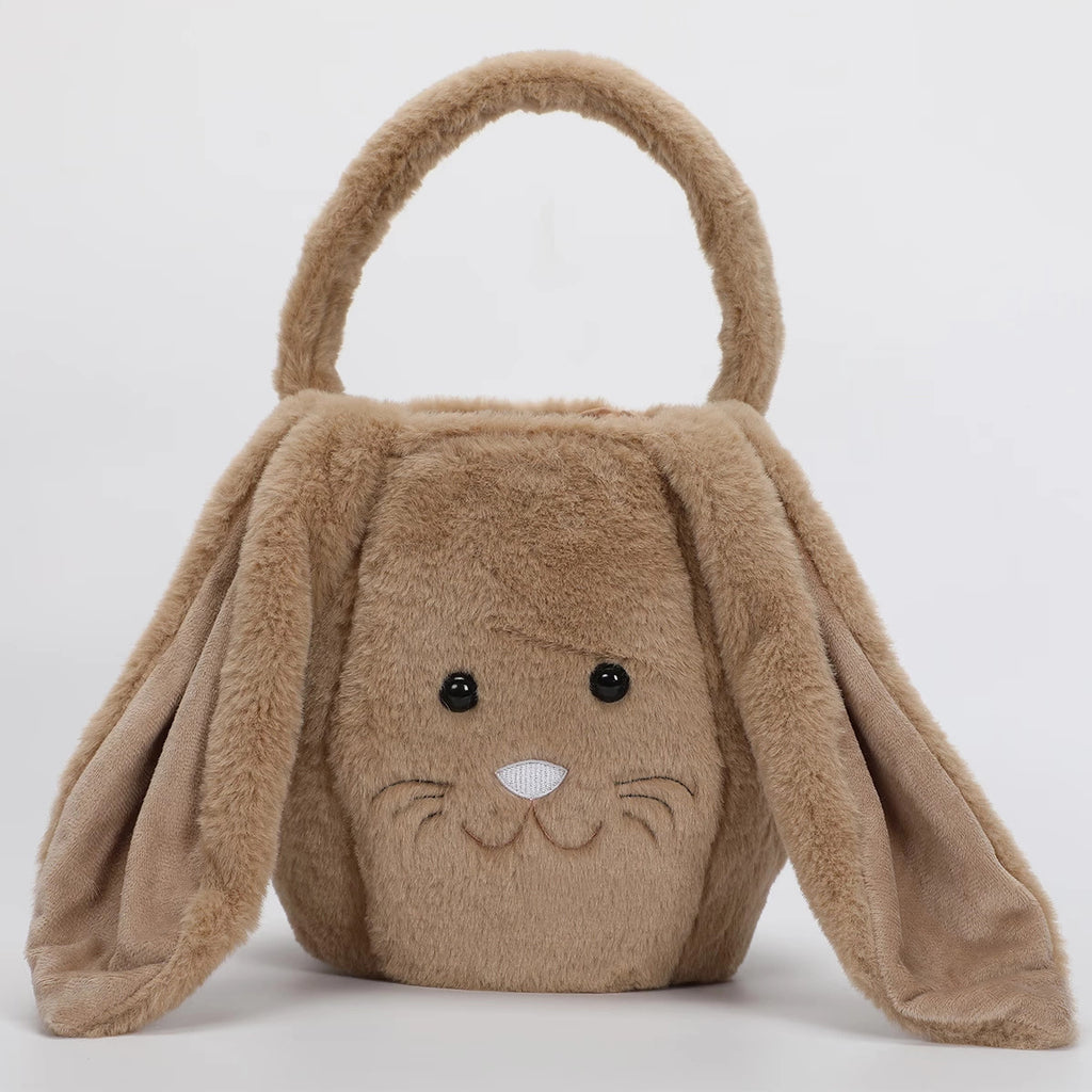 Easter Decoration Handbag Embroidered Plush Basket