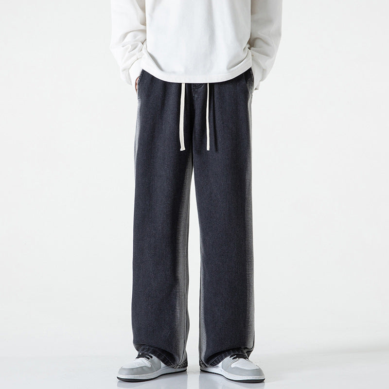 LKTM Men's American Retro Gradient Jeans