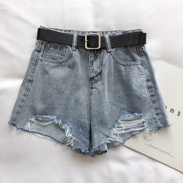 Spicy Girl Denim Shorts Arrival Slimming High-Waisted Style